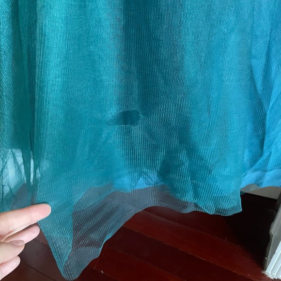 NWOT Badgley Mischka Collection Strapless Tulle Ball Gown - US 14 / XL - Picture 9 of 14